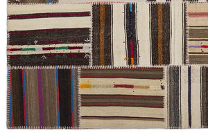 Apex Kilim Patchwork Unique Striped 2238 160 x 230 cm