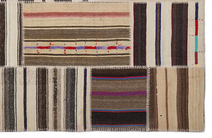 Apex Kilim Patchwork Unique Striped 2238 160 x 230 cm