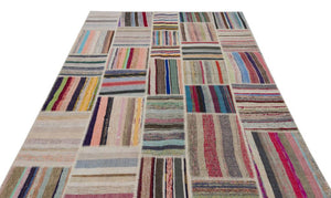 Apex Kilim Patchwork Unique Striped 22396 188 x 280 cm