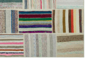 Apex Kilim Patchwork Unique Striped 22398 190 x 278 cm