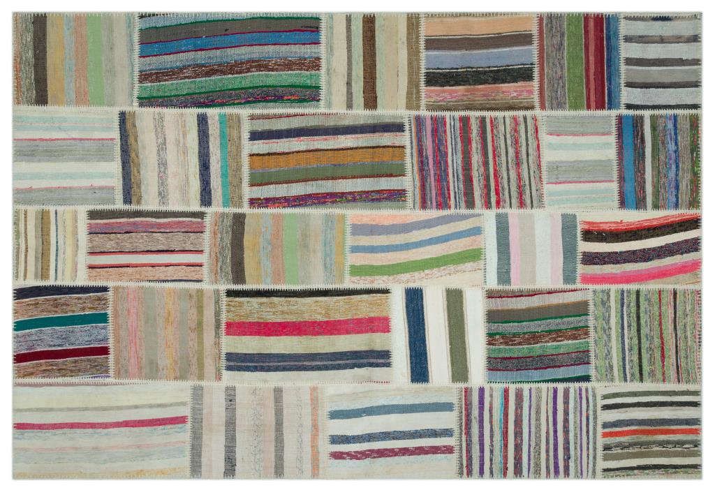 Apex Kilim Patchwork Unique Striped 22399 190 x 280 cm