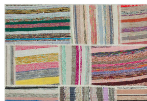 Apex Kilim Patchwork Unique Striped 22407 190 x 280 cm