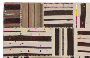 Apex Kilim Patchwork Unique Striped 2241 160 x 230 cm