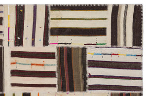 Apex Kilim Patchwork Unique Striped 2241 160 x 230 cm