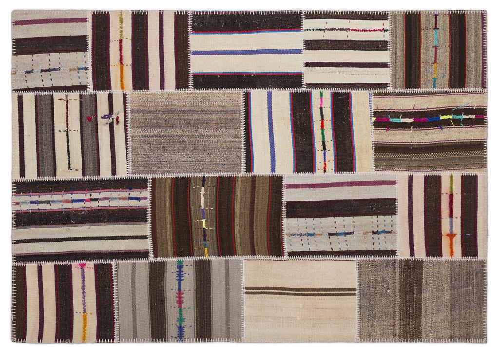 Apex Kilim Patchwork Unique Striped 2242 160 x 230 cm