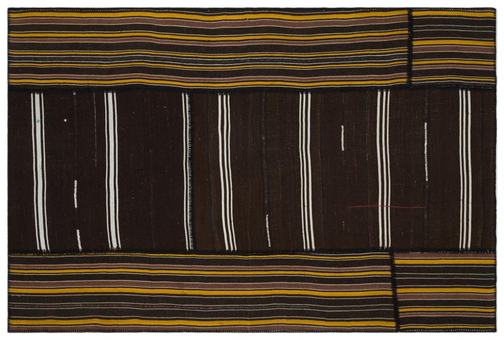 Apex Kilim Patchwork Unique Striped 22427 203 x 305 cm