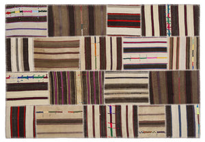 Apex Kilim Patchwork Unique Striped 2244 160 x 230 cm