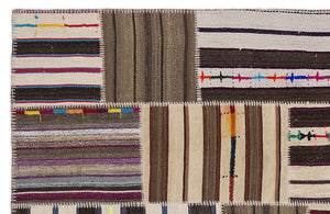 Apex Kilim Patchwork Unique Striped 2246 160 x 230 cm