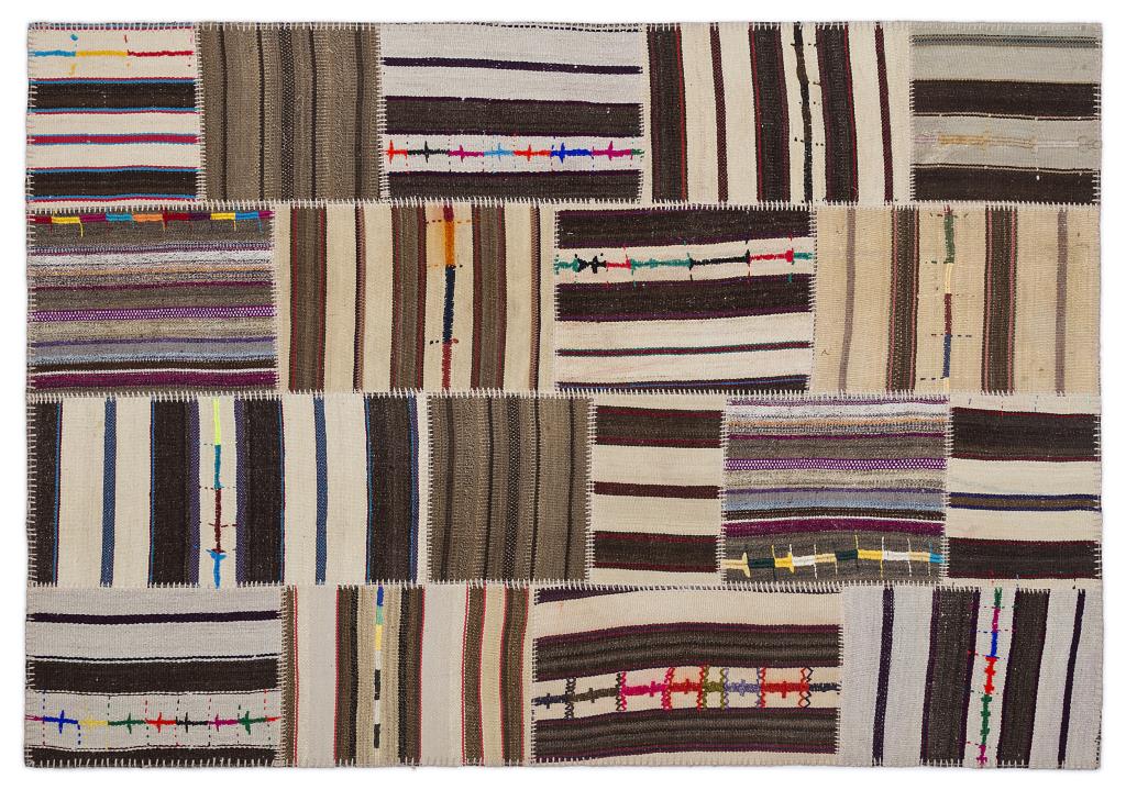 Apex Kilim Patchwork Unique Striped 2246 160 x 230 cm