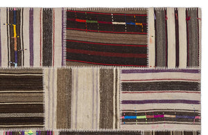 Apex Kilim Patchwork Unique Striped 2248 160 x 230 cm