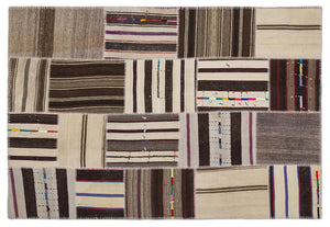 Apex Kilim Patchwork Unique Striped 2249 160 x 230 cm