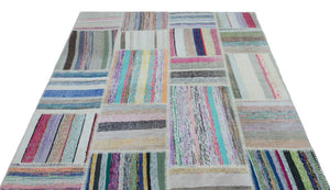 Apex Kilim Patchwork Unique Striped 22490 160 x 220 cm