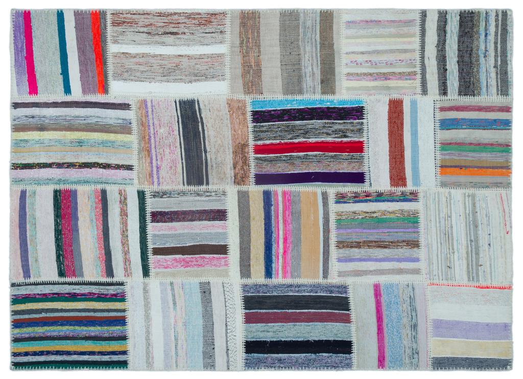 Apex Kilim Patchwork Unique Striped 22491 160 x 230 cm