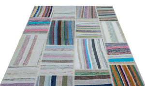 Apex Kilim Patchwork Unique Striped 22492 155 x 230 cm