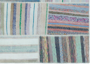 Apex Kilim Patchwork Unique Striped 22492 155 x 230 cm