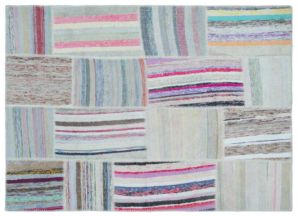 Apex Kilim Patchwork Unique Striped 22494 160 x 230 cm