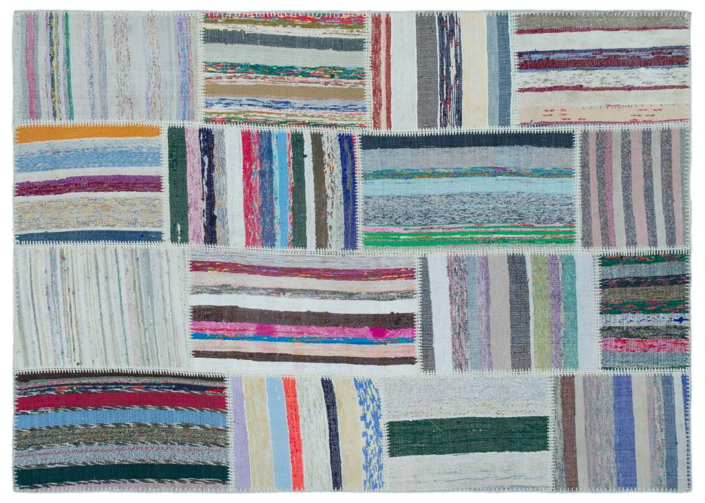 Apex Kilim Patchwork Unique Striped 22495 160 x 230 cm