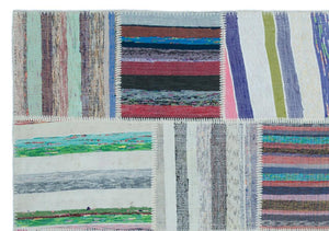 Apex Kilim Patchwork Unique Striped 22499 160 x 230 cm