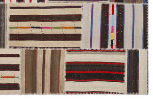 Apex Kilim Patchwork Unique Striped 2250 160 x 230 cm