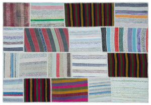 Apex Kilim Patchwork Unique Striped 22500 160 x 230 cm