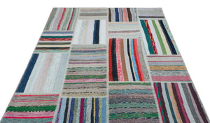 Apex Kilim Patchwork Unique Striped 22501 160 x 230 cm