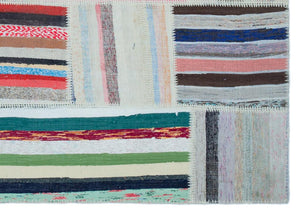 Apex Kilim Patchwork Unique Striped 22501 160 x 230 cm