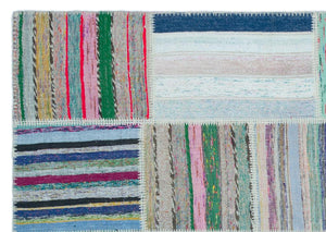 Apex Kilim Patchwork Unique Striped 22501 160 x 230 cm