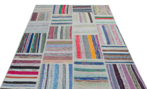 Apex Kilim Patchwork Unique Striped 22502 160 x 230 cm