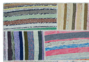 Apex Kilim Patchwork Unique Striped 22503 160 x 230 cm