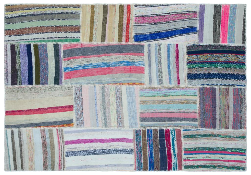 Apex Kilim Patchwork Unique Striped 22503 160 x 230 cm