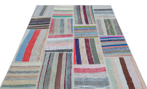 Apex Kilim Patchwork Unique Striped 22504 160 x 230 cm