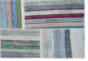 Apex Kilim Patchwork Unique Striped 22504 160 x 230 cm