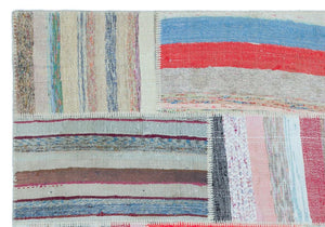 Apex Kilim Patchwork Unique Striped 22504 160 x 230 cm