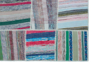 Apex Kilim Patchwork Unique Striped 22507 160 x 230 cm