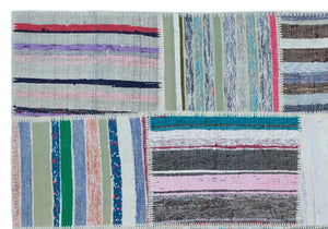 Apex Kilim Patchwork Unique Striped 22507 160 x 230 cm