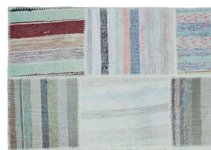 Apex Kilim Patchwork Unique Striped 22509 160 x 227 cm