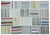 Apex Kilim Patchwork Unique Striped 22509 160 x 227 cm