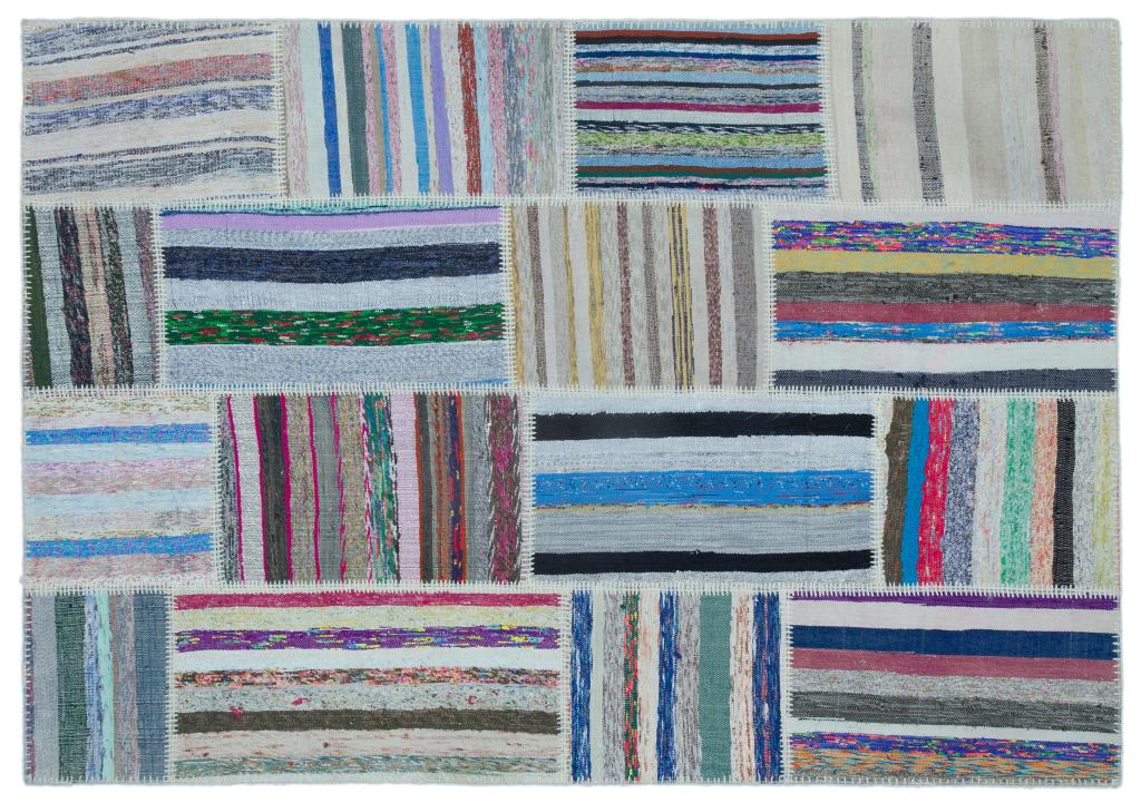 Apex Kilim Patchwork Unique Striped 22512 160 x 226 cm