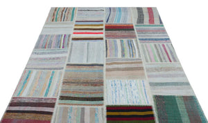 Apex Kilim Patchwork Unique Striped 22513 160 x 230 cm