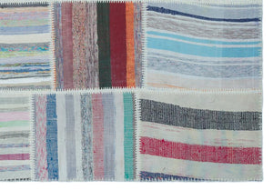 Apex Kilim Patchwork Unique Striped 22513 160 x 230 cm