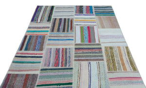 Apex Kilim Patchwork Unique Striped 22514 160 x 230 cm