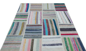 Apex Kilim Patchwork Unique Striped 22516 160 x 230 cm