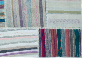 Apex Kilim Patchwork Unique Striped 22516 160 x 230 cm