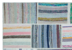 Apex Kilim Patchwork Unique Striped 22516 160 x 230 cm