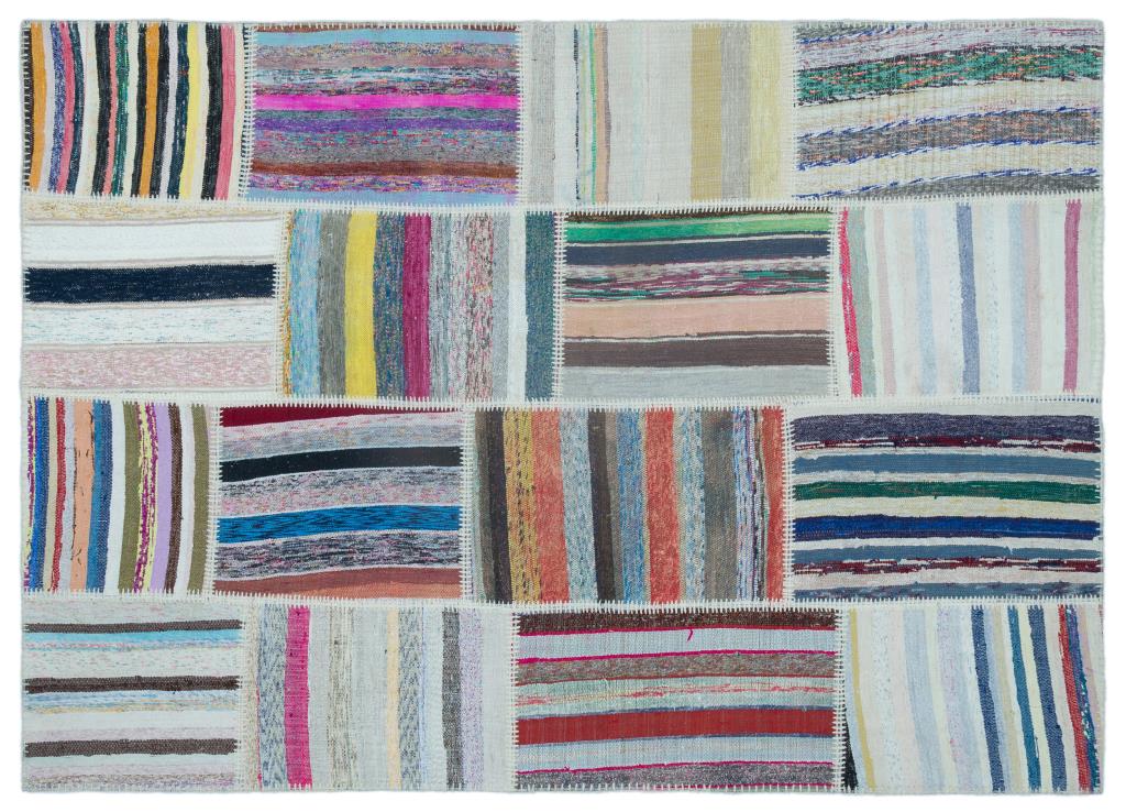 Apex Kilim Patchwork Unique Striped 22519 160 x 225 cm