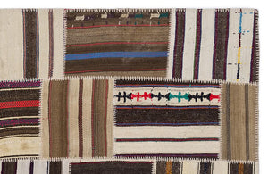 Apex Kilim Patchwork Unique Striped 2252 160 x 230 cm