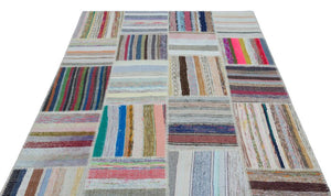 Apex Kilim Patchwork Unique Striped 22521 160 x 226 cm