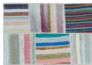 Apex Kilim Patchwork Unique Striped 22521 160 x 226 cm