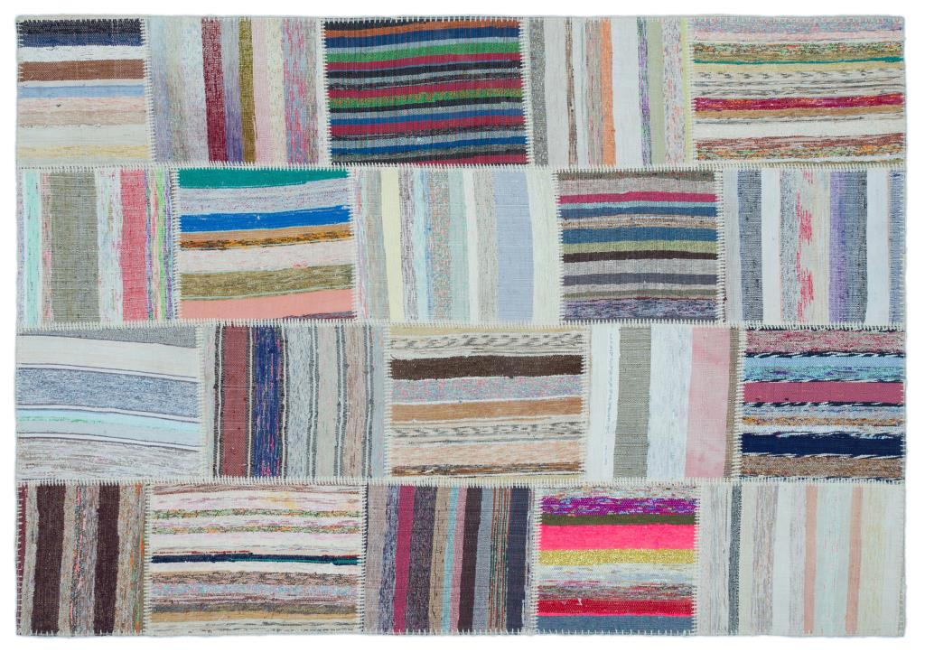 Apex Kilim Patchwork Unique Striped 22521 160 x 226 cm