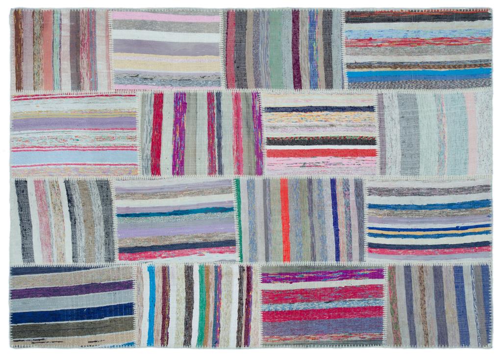 Apex Kilim Patchwork Unique Striped 22524 160 x 230 cm